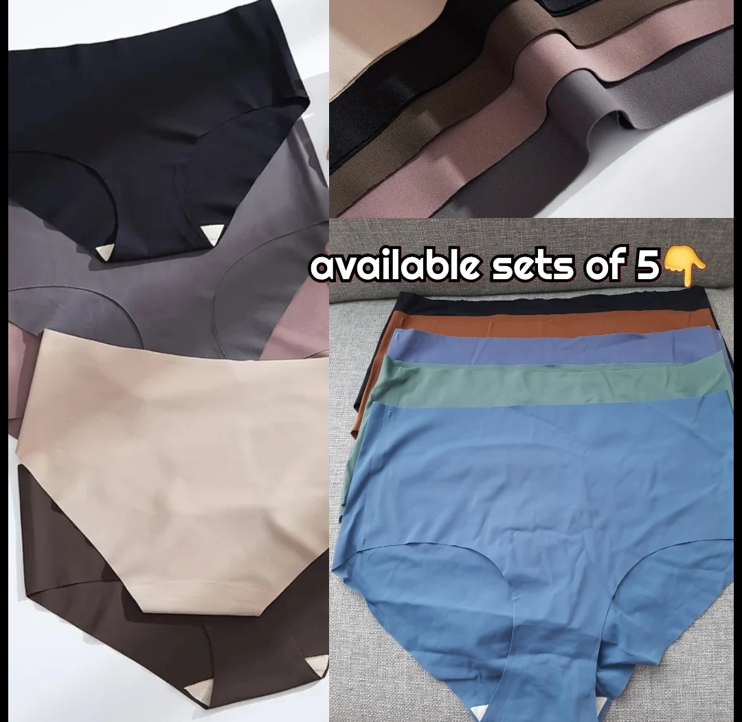 New Women's Seamless Underwear Set
