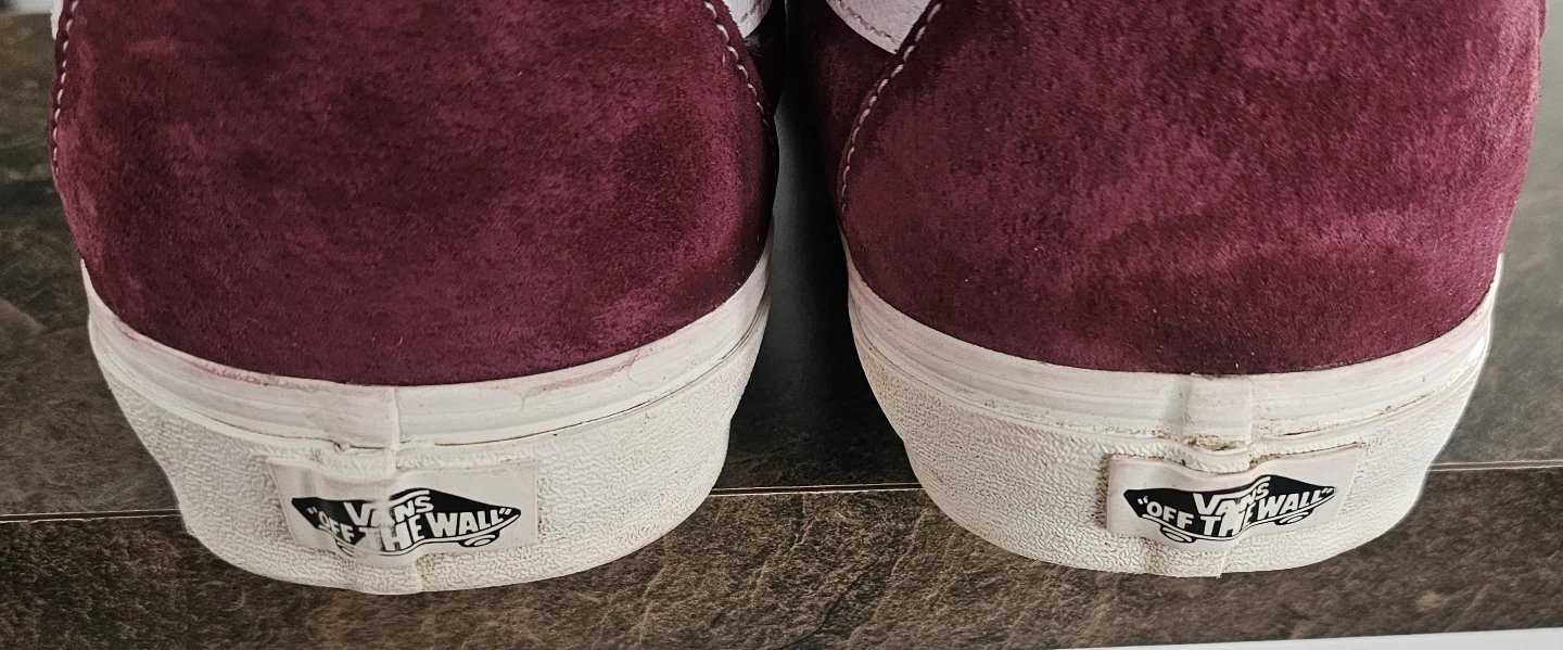Vans SK8-Hi Burgundy Suede High-Top Sneakers - photo 2