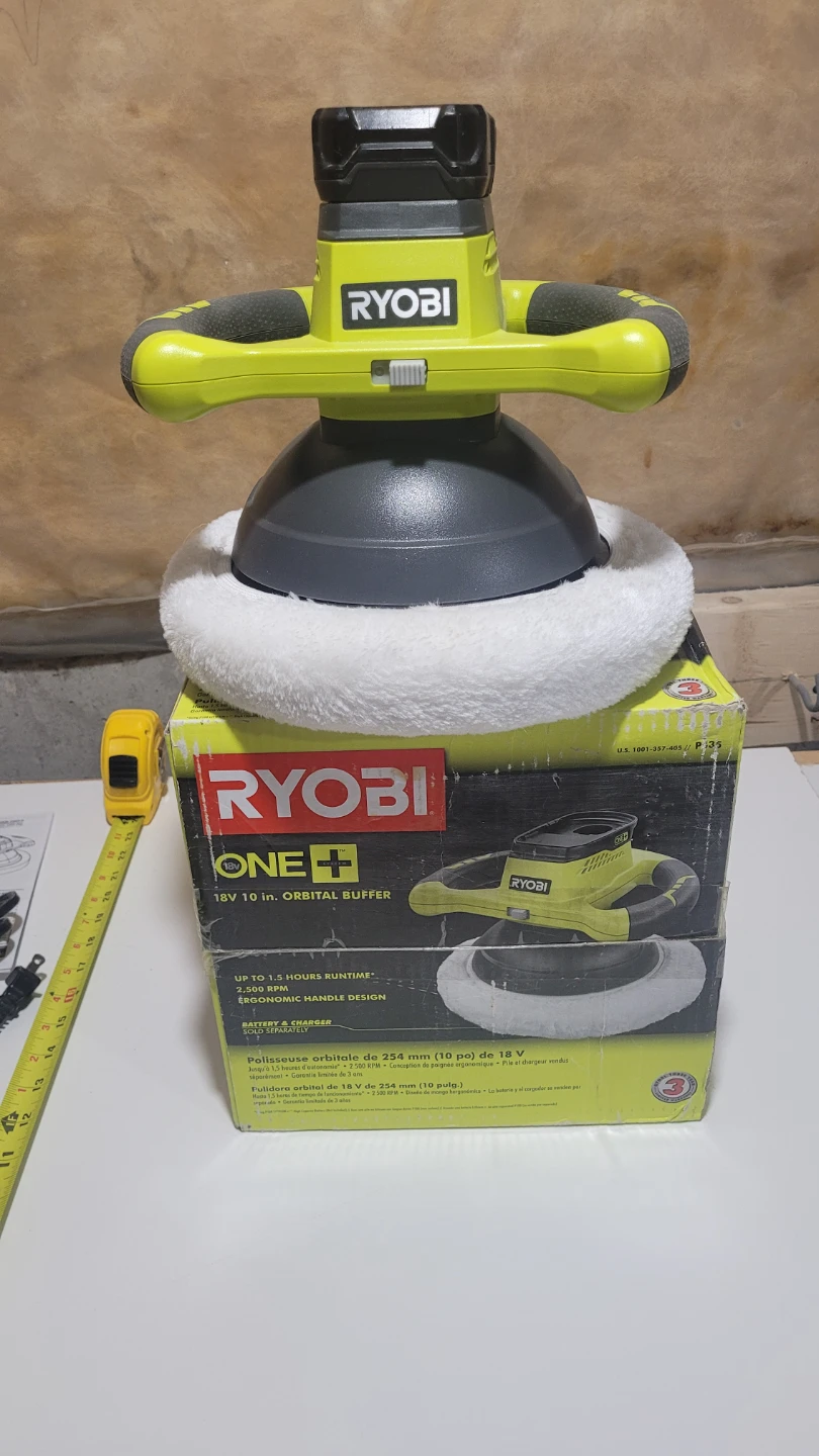 Ryobi ONE+ 18V 10-inch Orbital Buffer Kit - photo 3