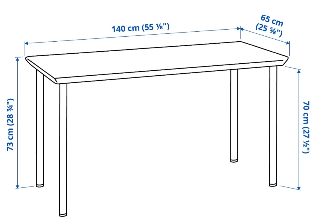 IKEA OLVO Desk 140cm - photo 4
