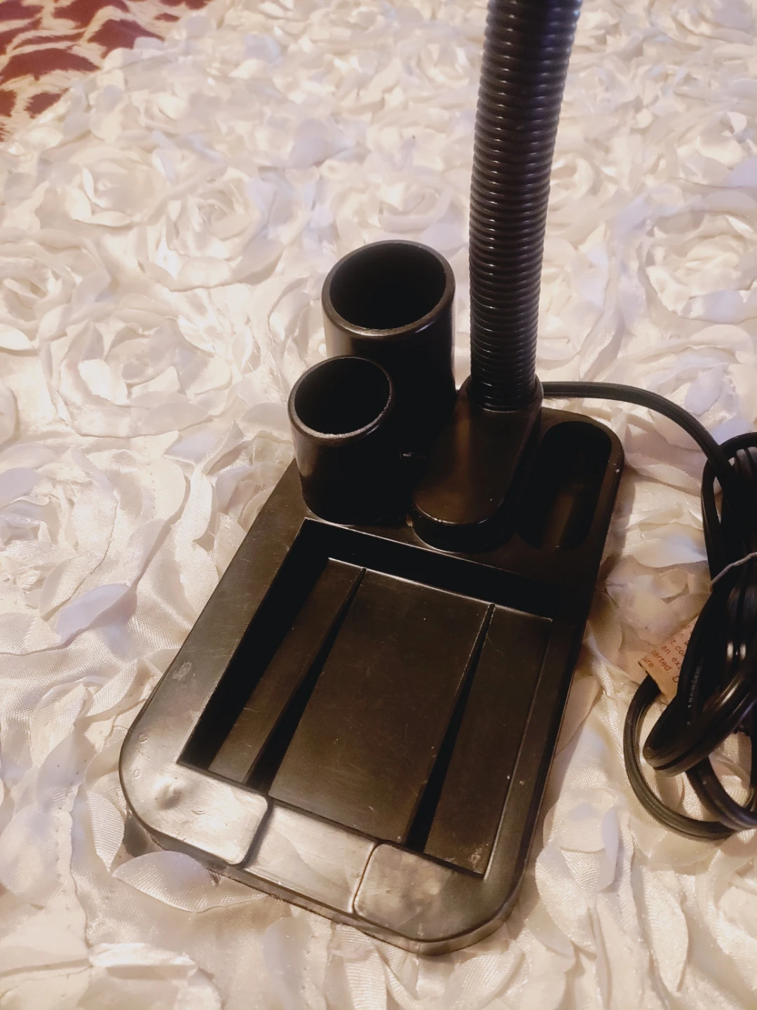 🥕Black Adjustable Gooseneck Desk Lamp with Pen Holder - photo 2