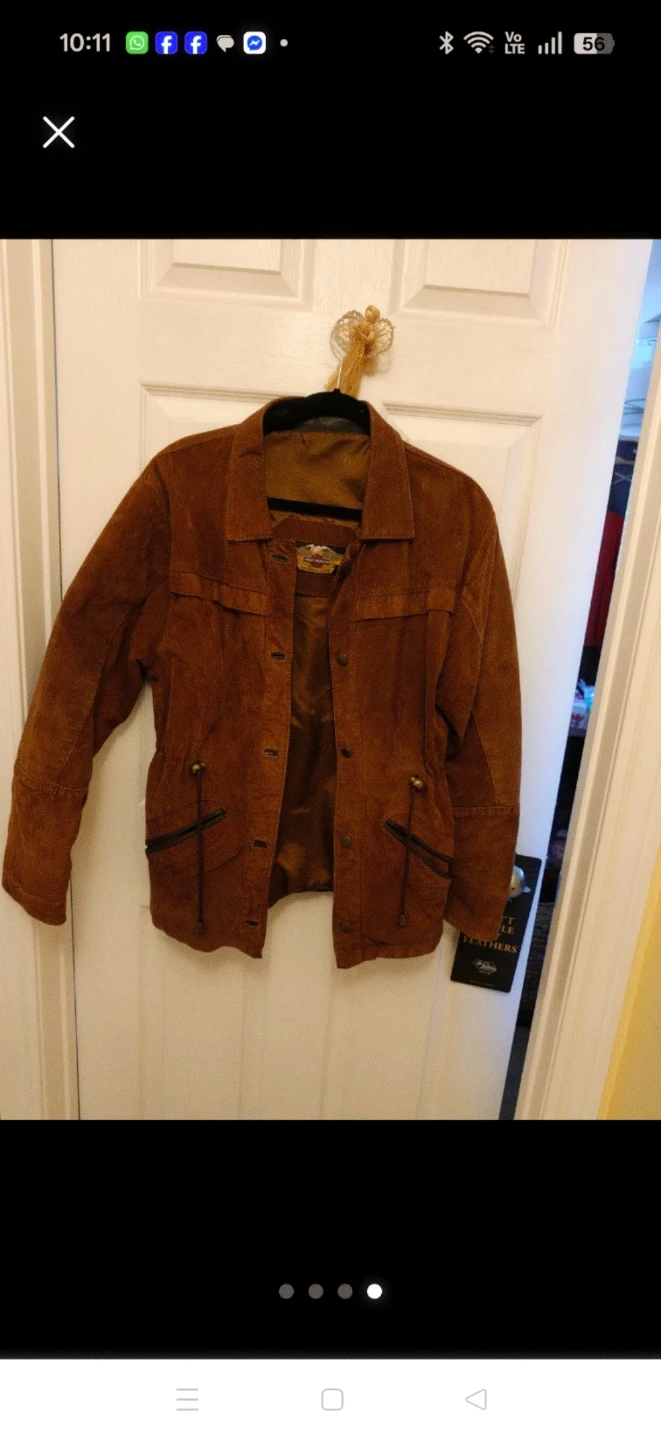 Harley-Davidson Brown Suede Leather Jacket - photo 3
