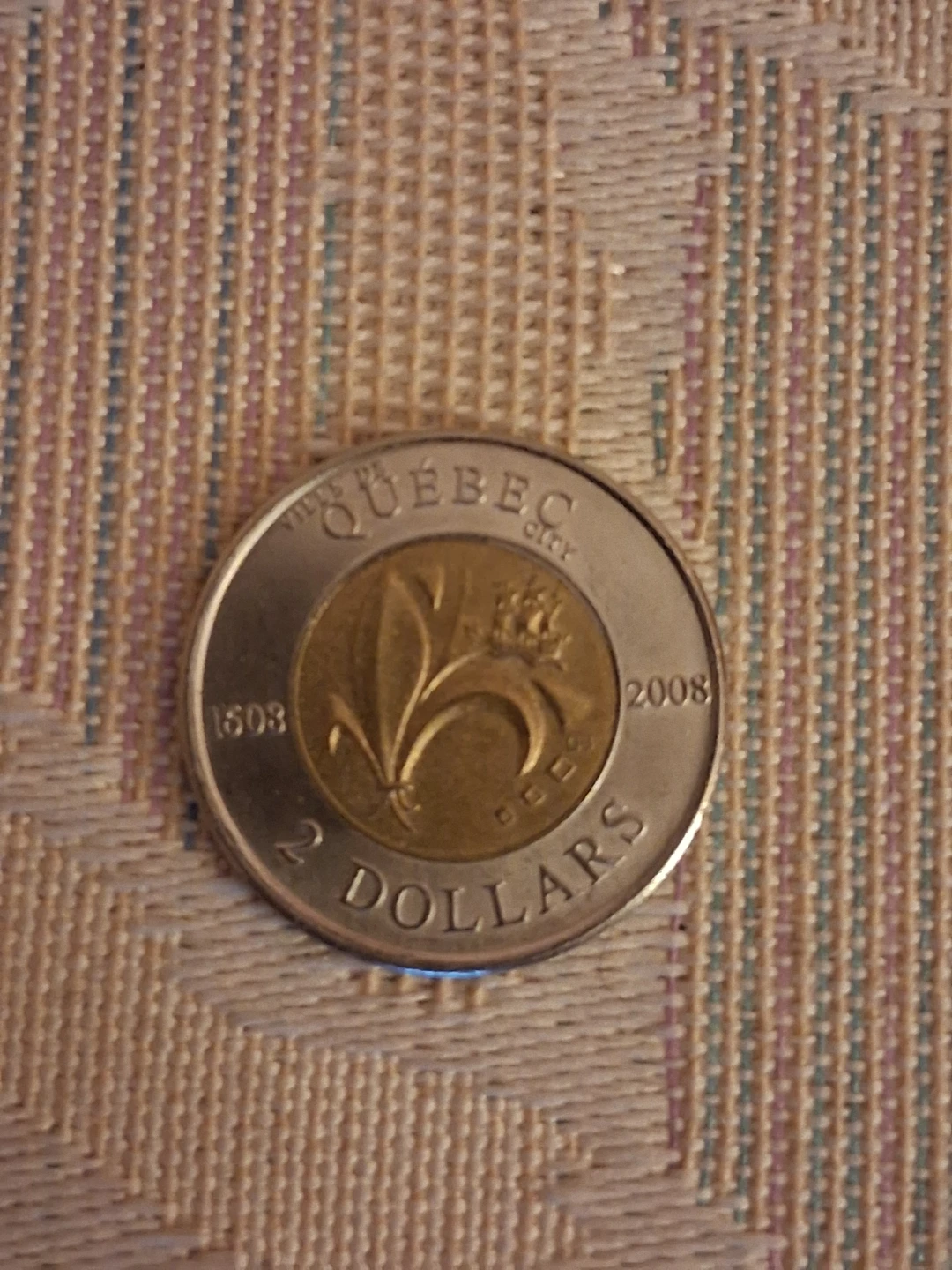 2008 Canada 400th Anniversary of Quebec City Toonie