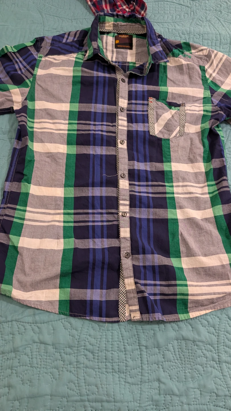 H2 Jeans Casual Shirt L Plaid