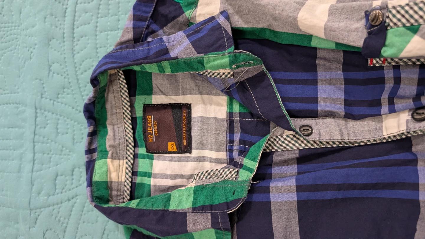 H2 Jeans Casual Shirt L Plaid - photo 2