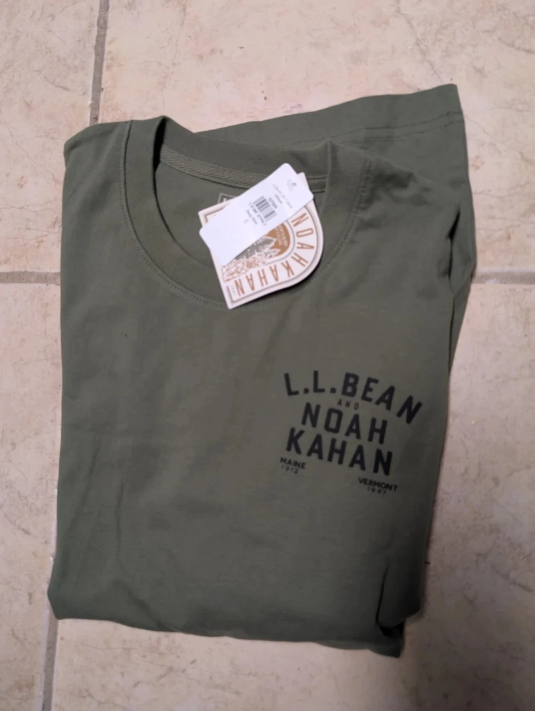 L.L.Bean & Noah Kahan Short-Sleeve T-Shirt - Olive Green - photo 2