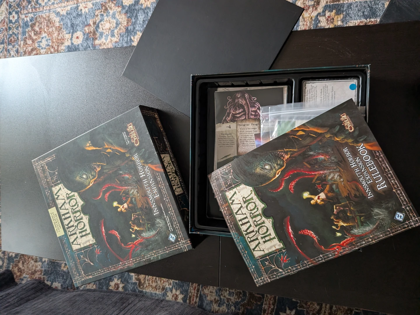 Arkham Horror Board Game + 2 Expansions - photo 4