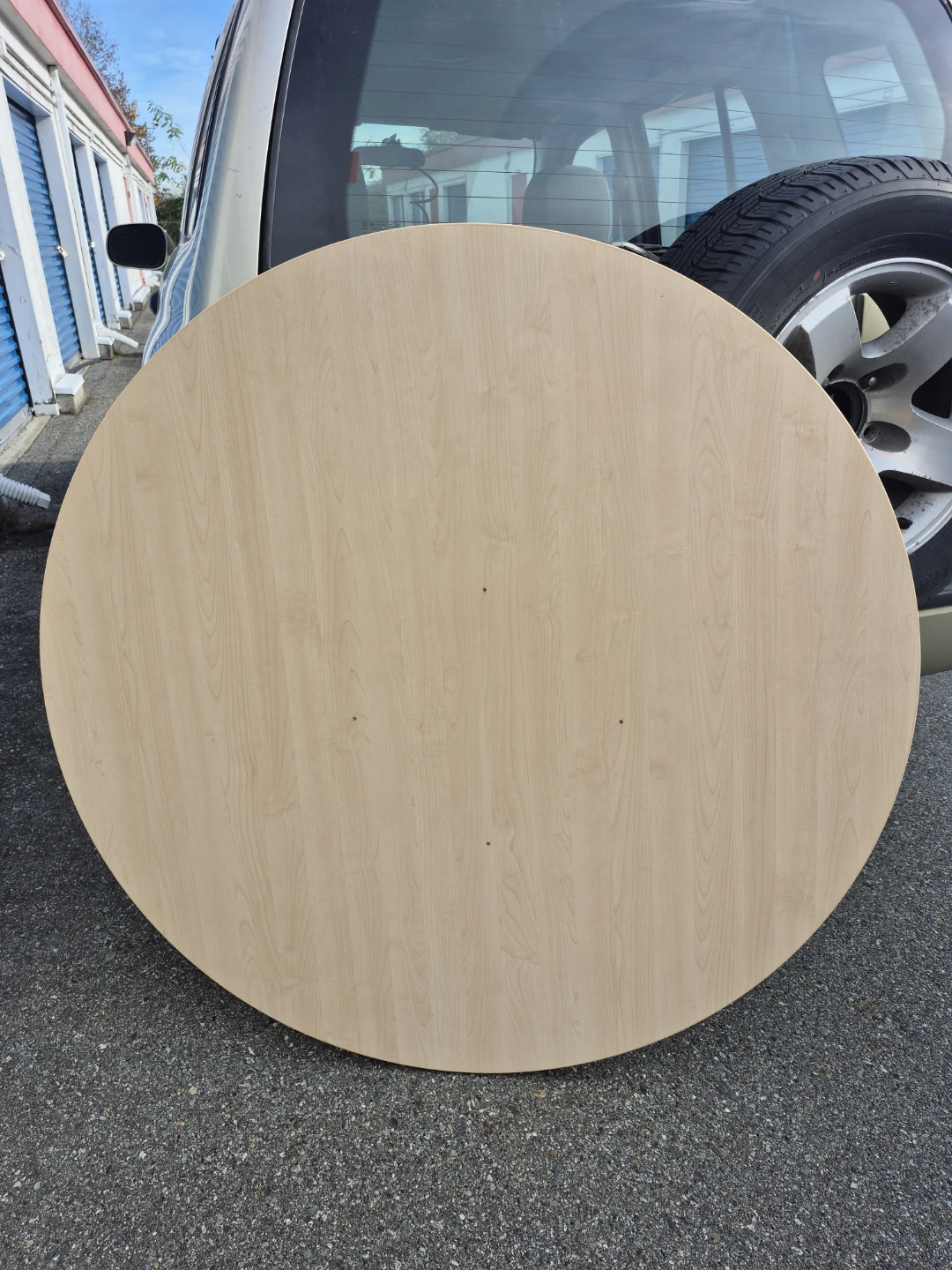 Like New, 48" Birch Table Top** (No Base)