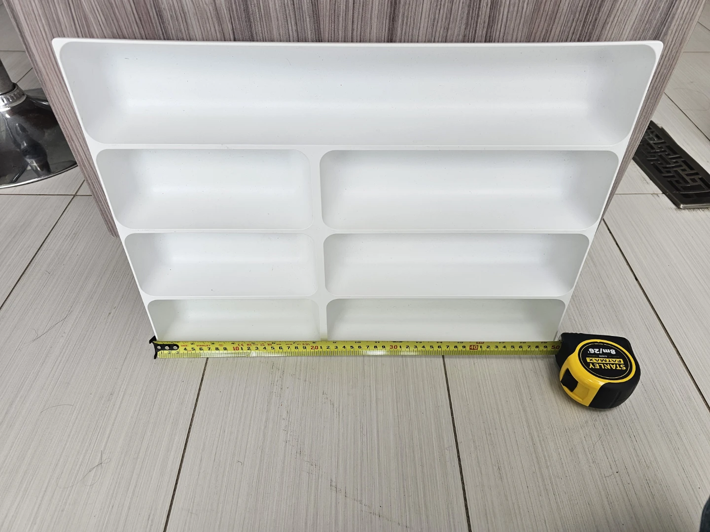 White Cutlery Organizer Tray - photo 5