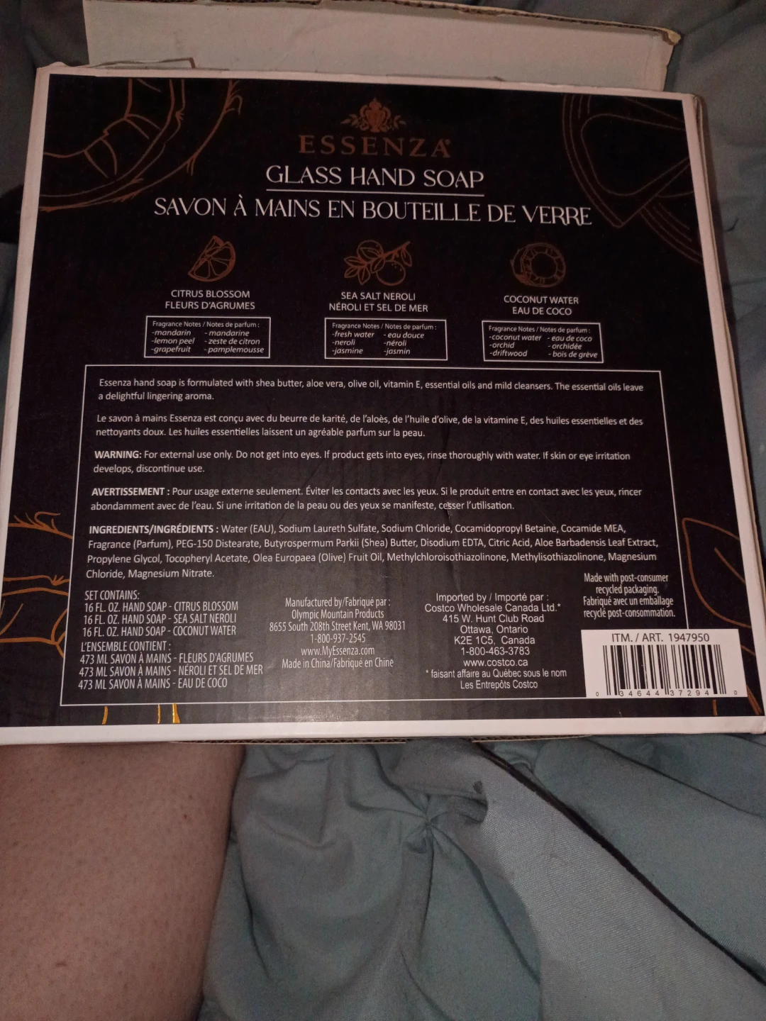 Essenza Glass Hand Soap Set - photo 2