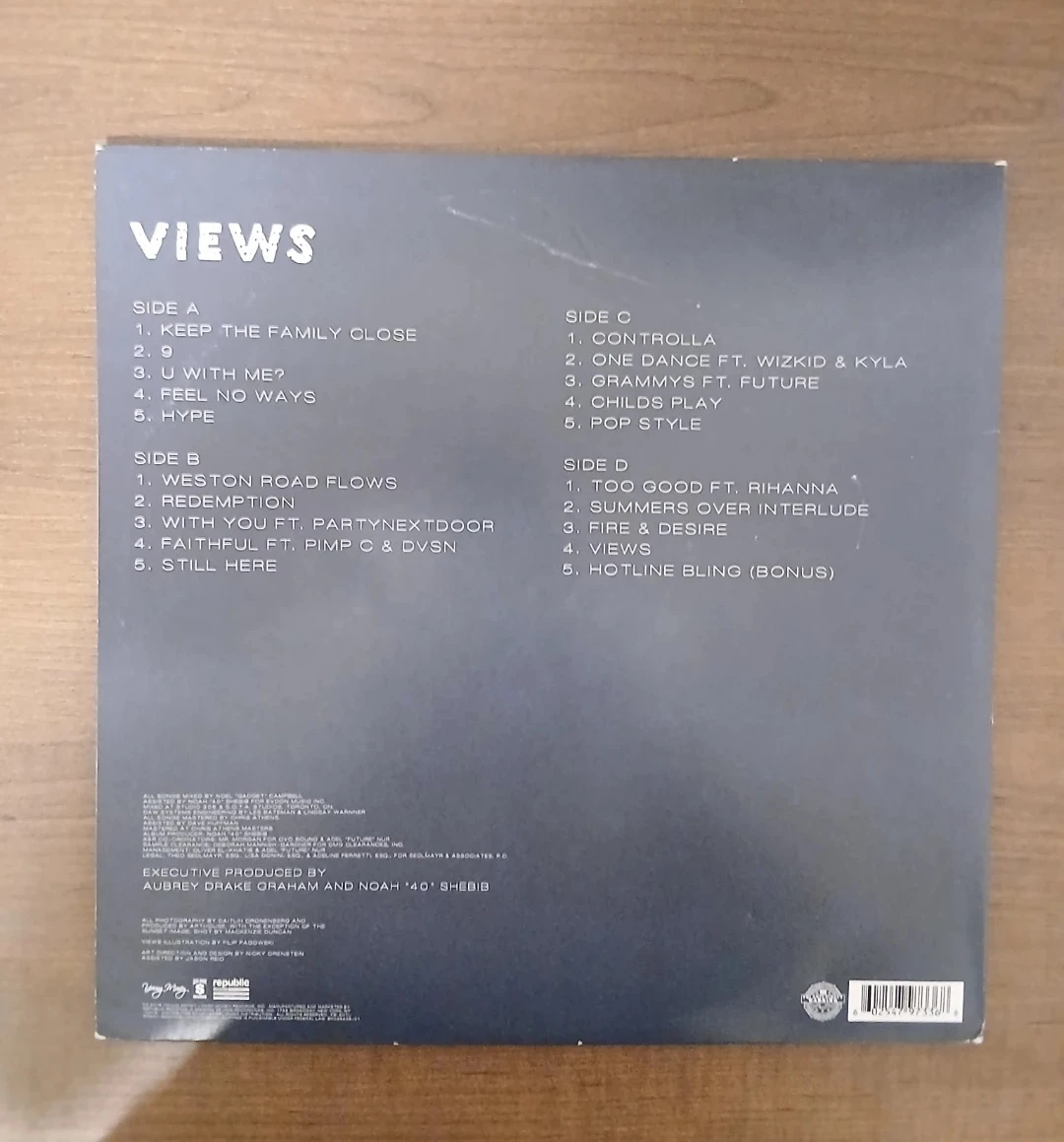 Drake Views Vinyl Record Album - photo 2