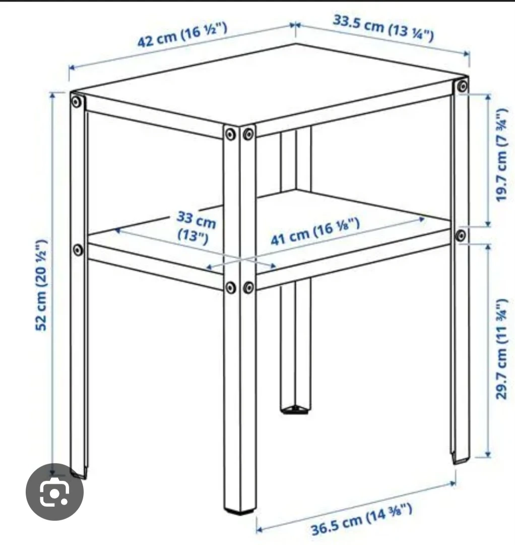 IKEA Black Side Table (2 pieces) - photo 5
