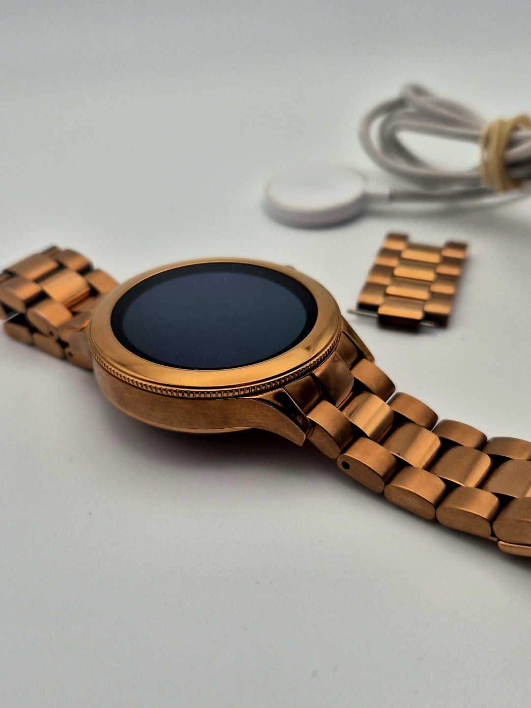 🏆Fossil Rose Gold Stainless Steel Smartwatch - photo 4