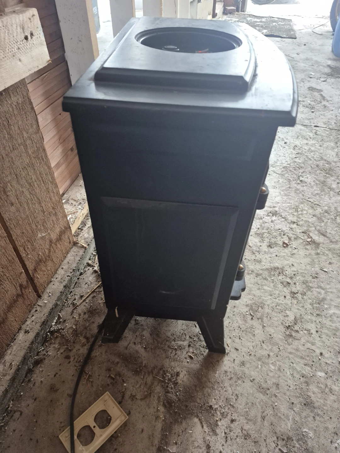 Black Electric Fireplace Stove - photo 4