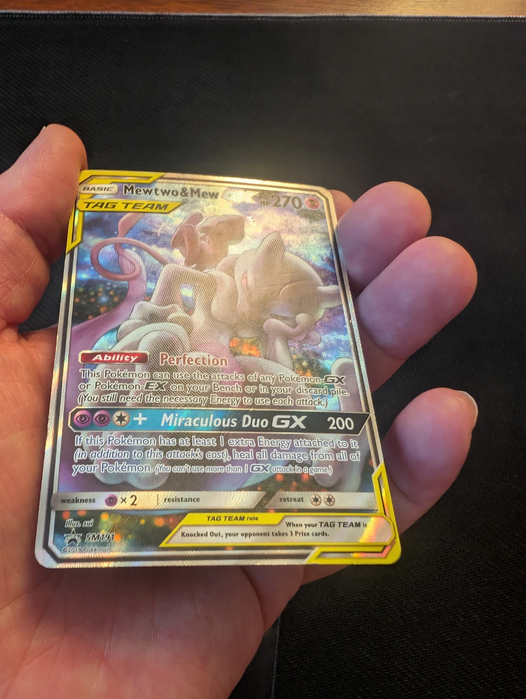 Mewtwo & Mew GX SM 191 Tag Team - Pokemon - photo 3
