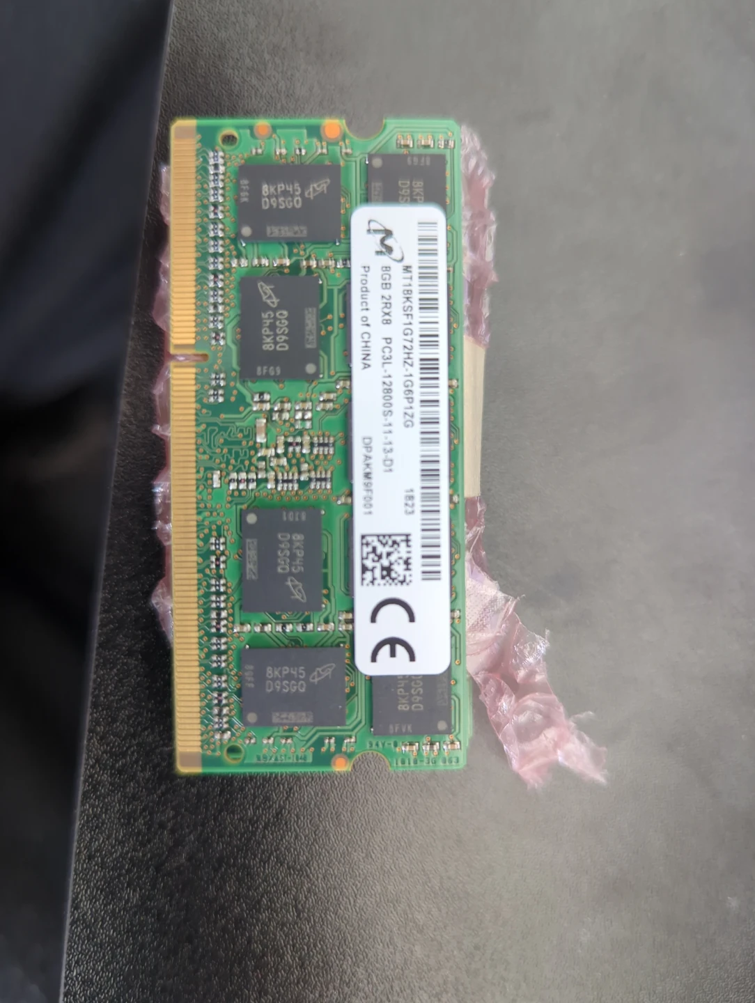4 Crucial 8GB DDR3L RAM Module PC3L-12800S
