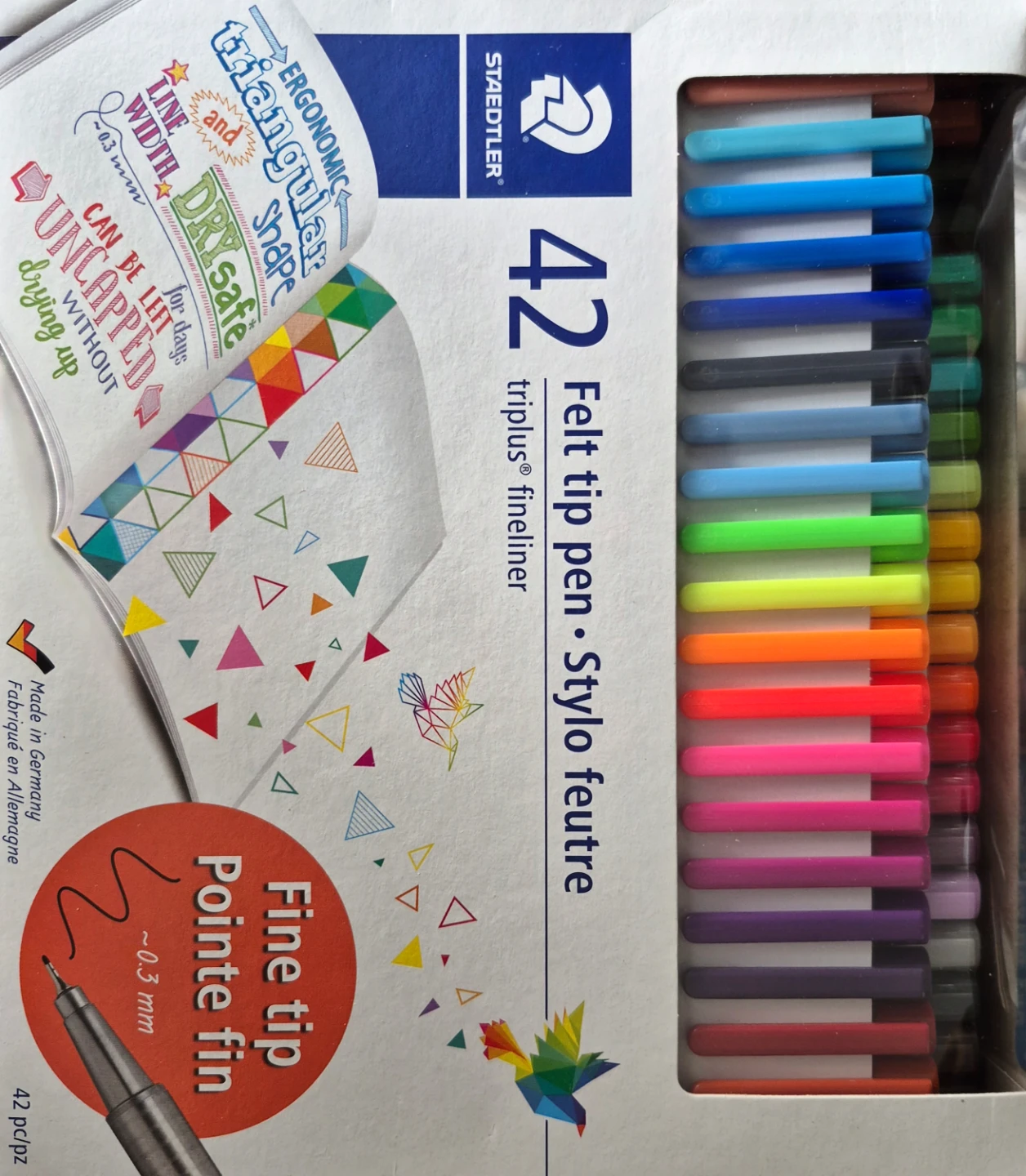 Staedtler Triplus Fineliner Pens - 42 Assorted Colours