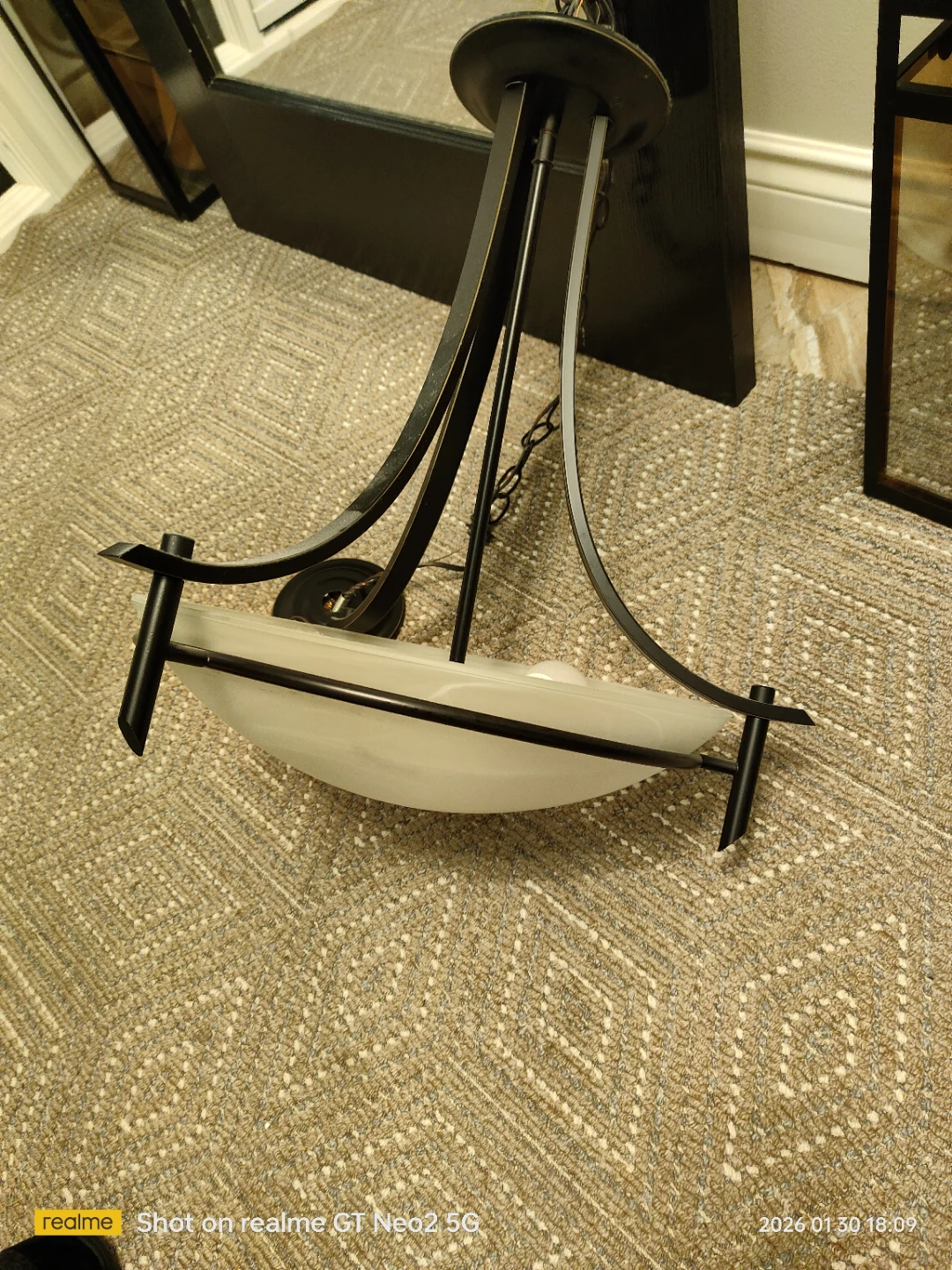 Black Chandelier Pendant Light Fixture