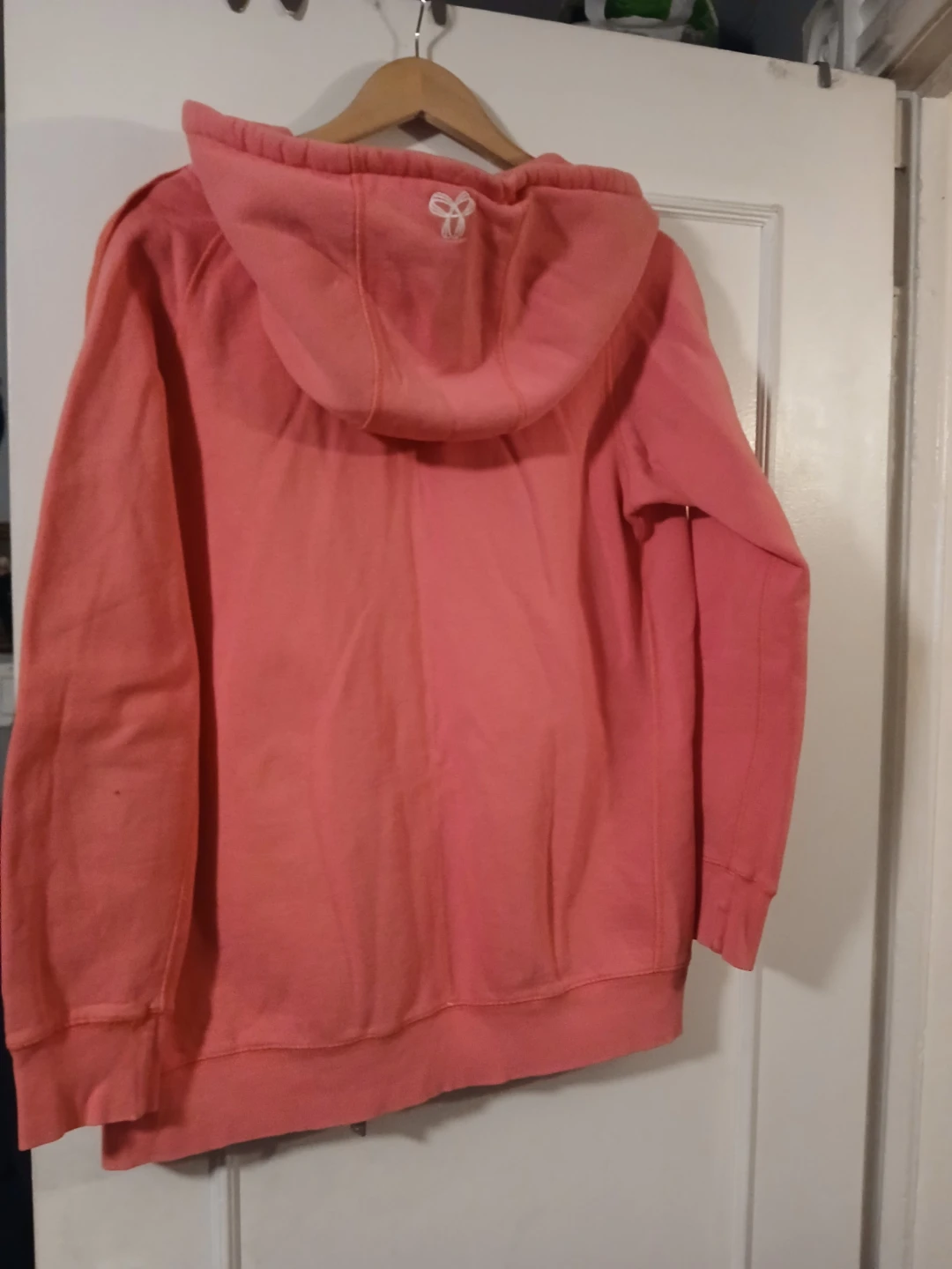 TNA Hooded Zip-Up Sweatshirt - Medium - Coral - photo 3