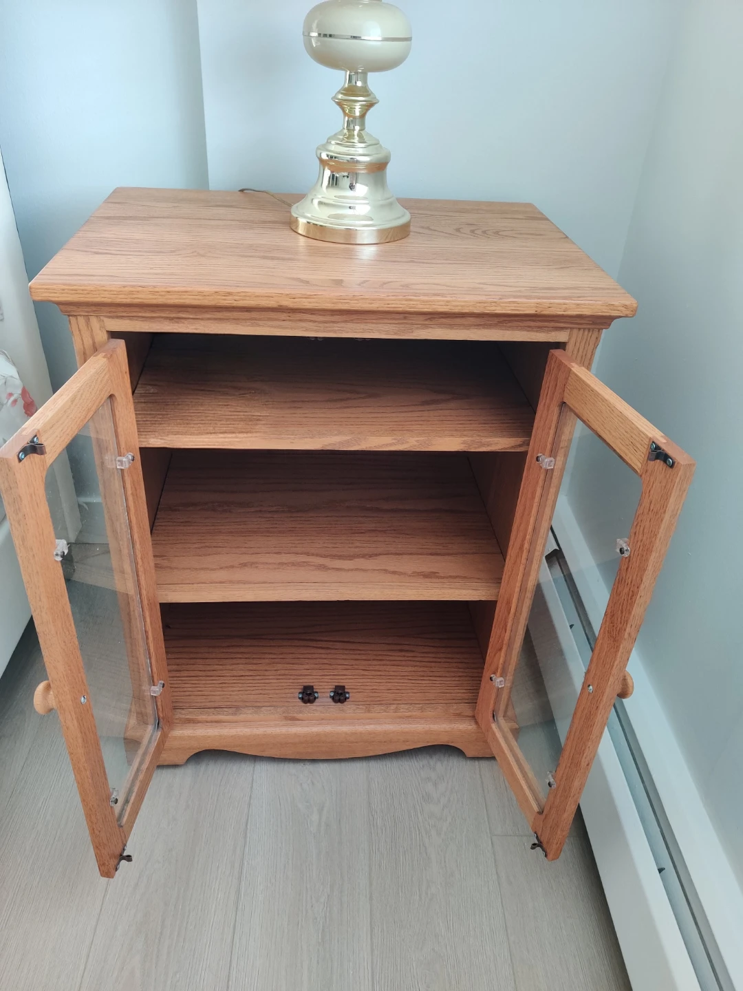 Vintage - Rolling Cabinet - Oak wood - photo 2
