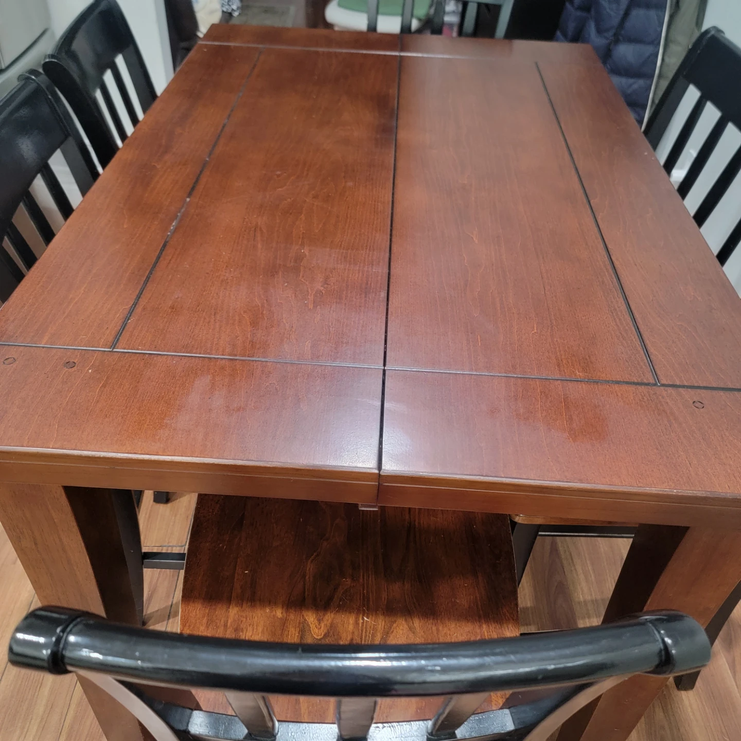 Wooden Dining Table and Chairs Set