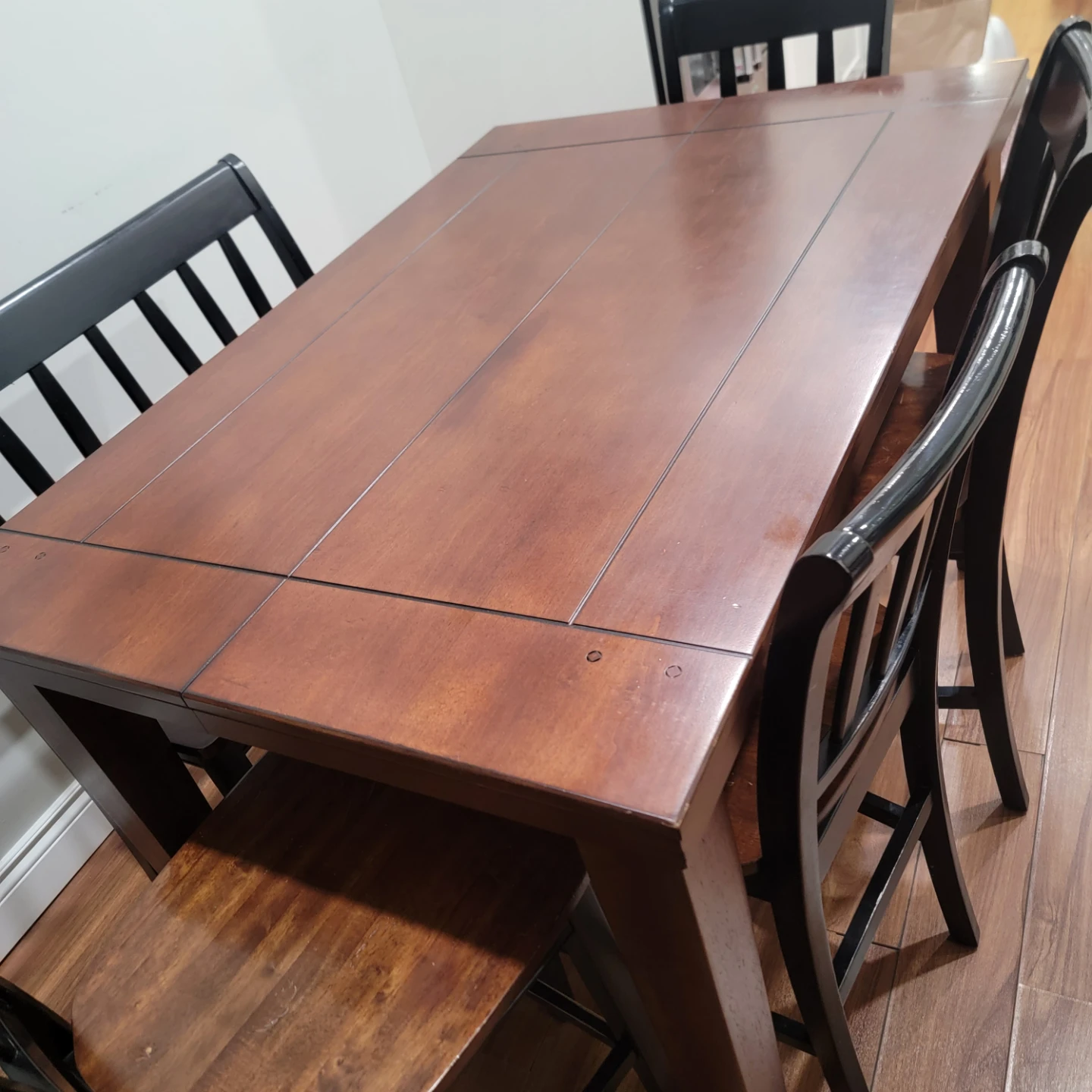 Wooden Dining Table and Chairs Set - photo 4