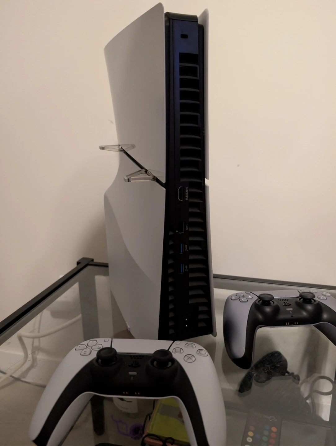 Sony PlayStation 5 Console with 2 Controllers and Headphones - photo 2