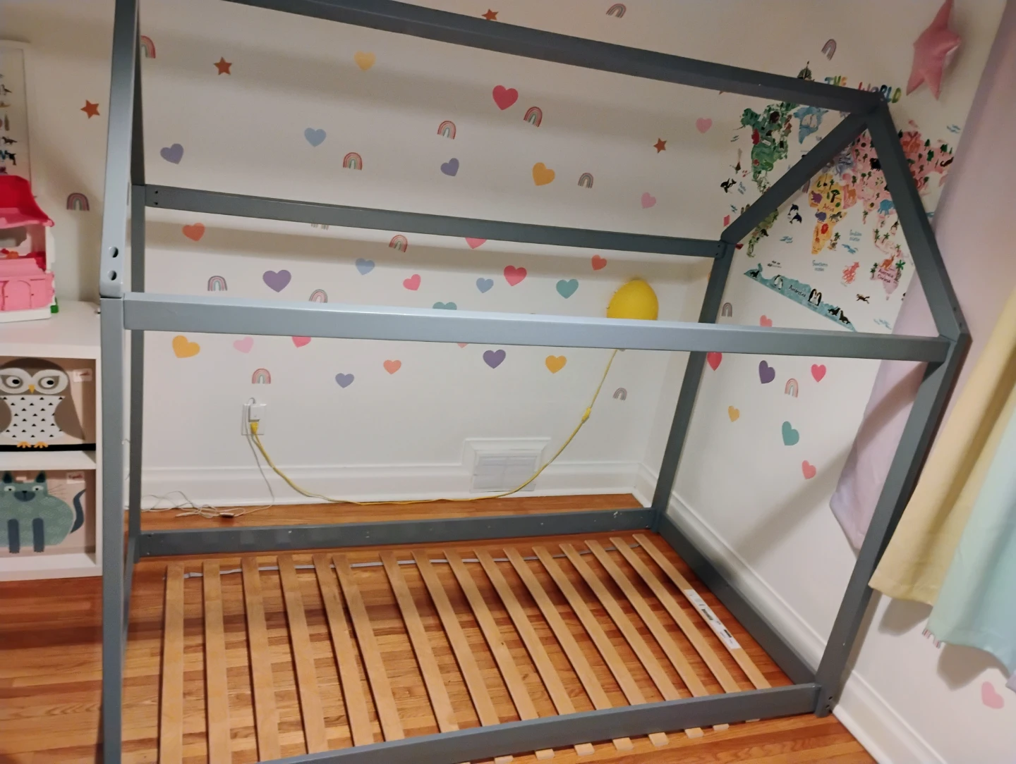 House floor bed with mattress - twin size - photo 2