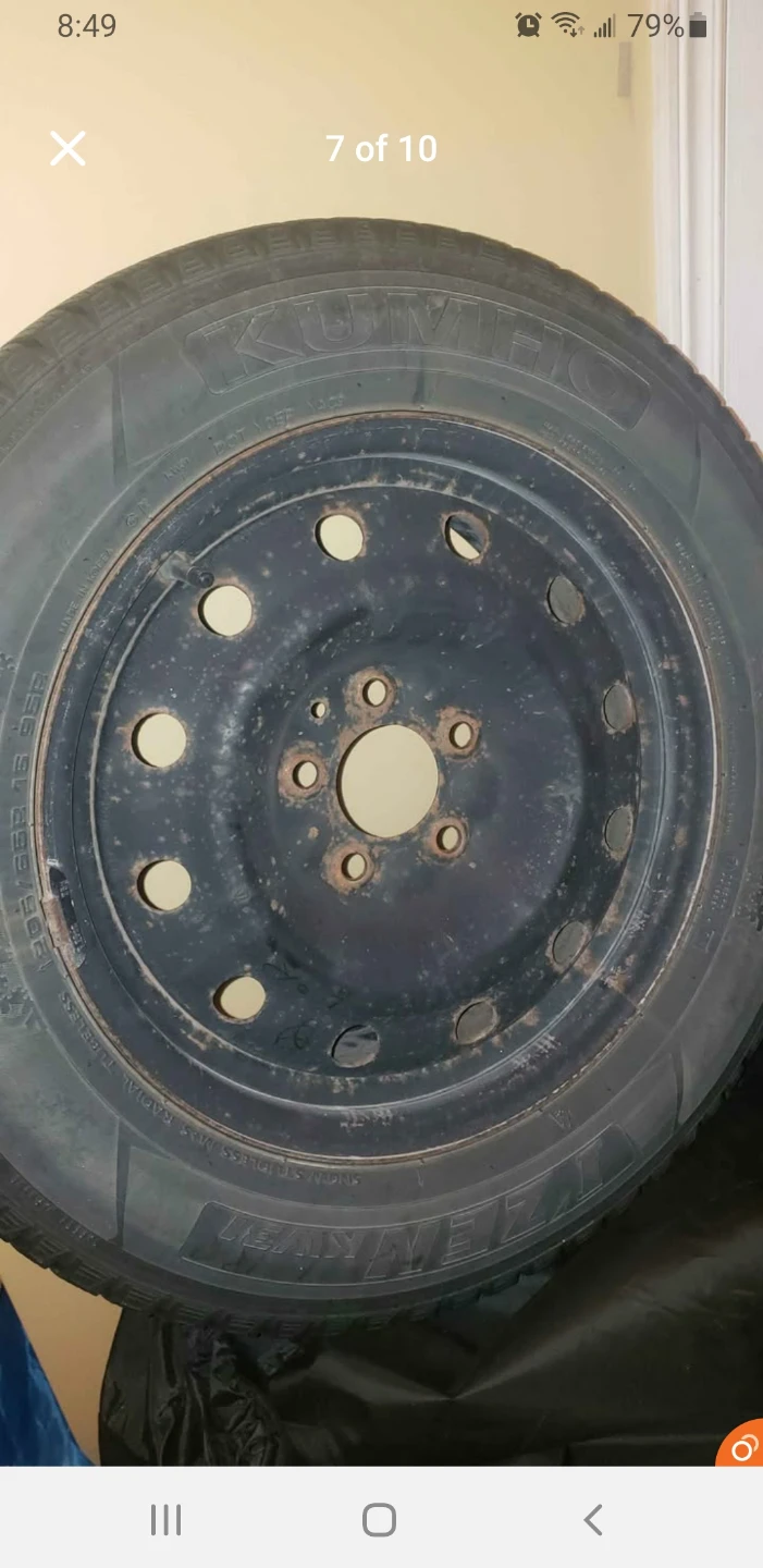 Set of 4 winter tires and rims  205/65/R16 ($230 obo) - photo 2