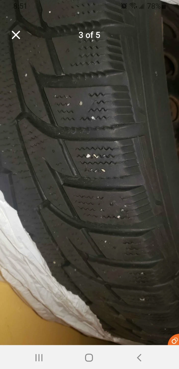 Set of 4 winter tires and rims  205/65/R16 ($230 obo) - photo 4