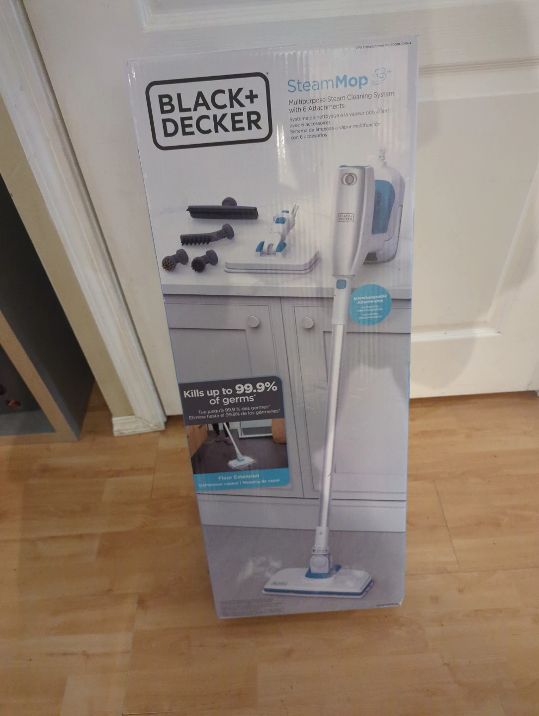 Black+Decker Steam Mop with 6 Attachments