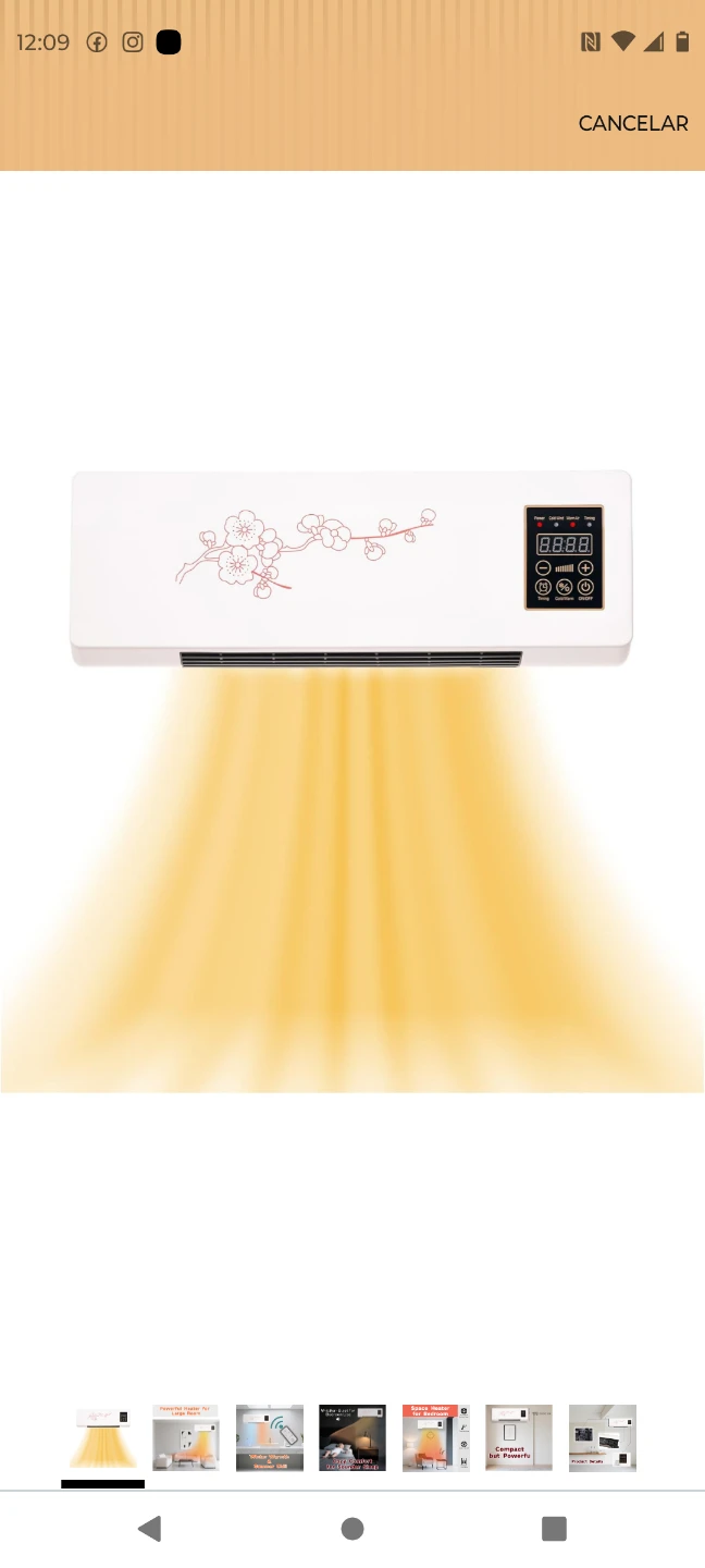 Wall Mount Electric Heater - photo 2