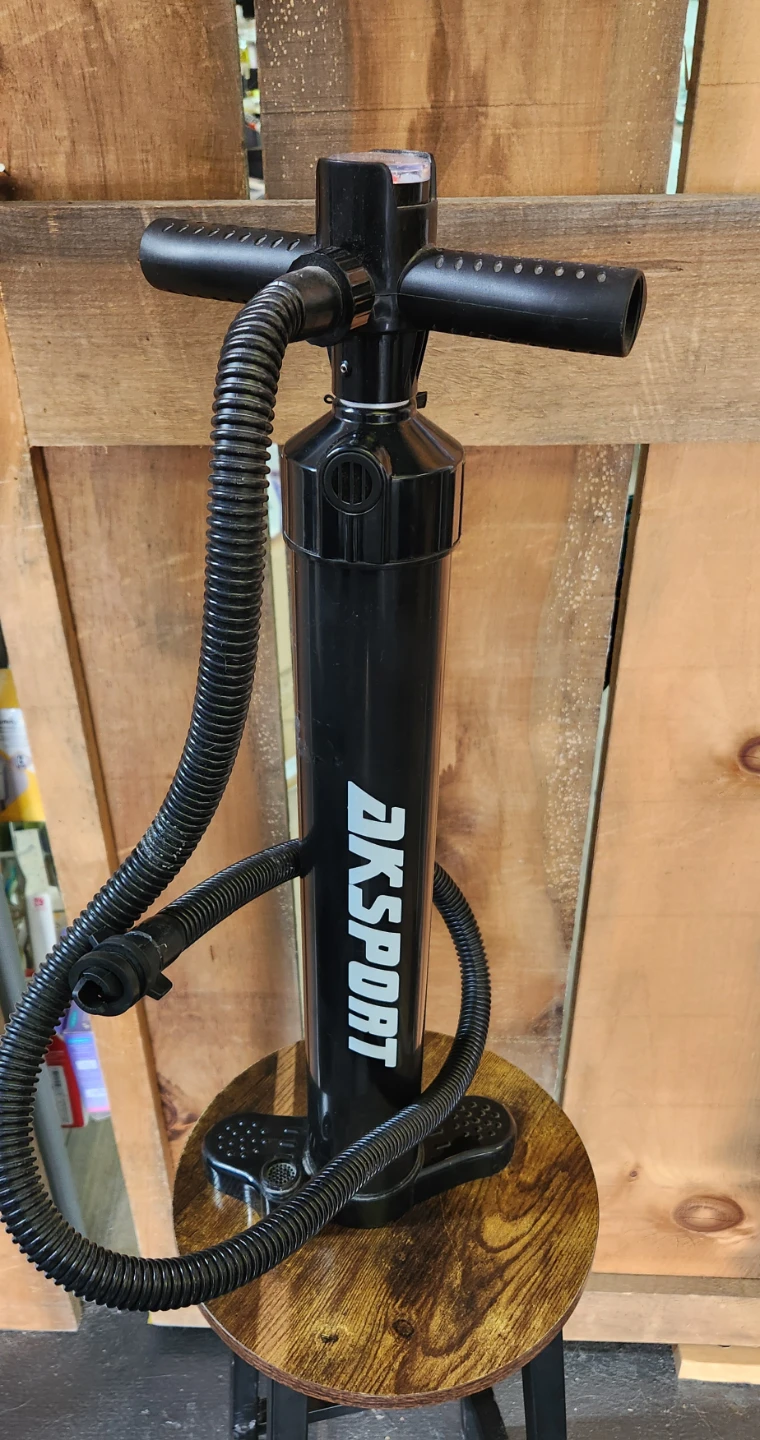 Aksport Double Action Hand Pump with Pressure Gauge