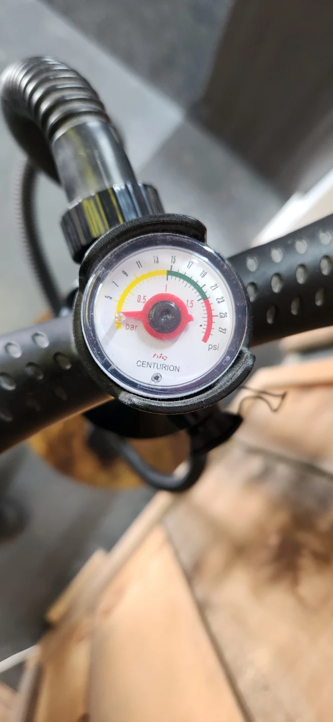 Aksport Double Action Hand Pump with Pressure Gauge - photo 2