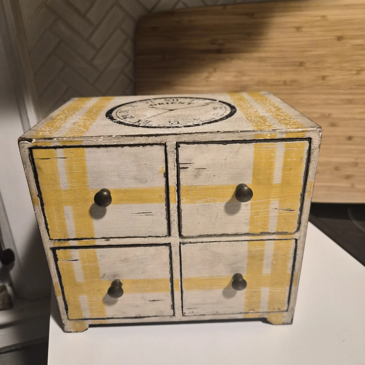 Vintage Style Wood Organizer Box 🏆 - photo 2