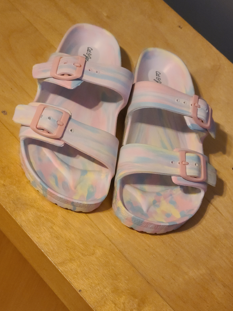 Cat & Jack Tie-Dye Slide Sandals