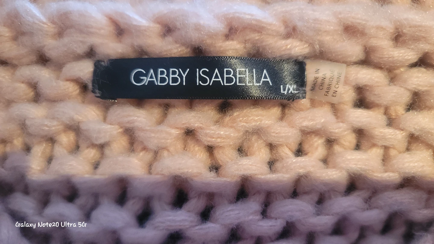 Gabby Isabella Pink Bobble Knit Sweater L/XL - photo 2