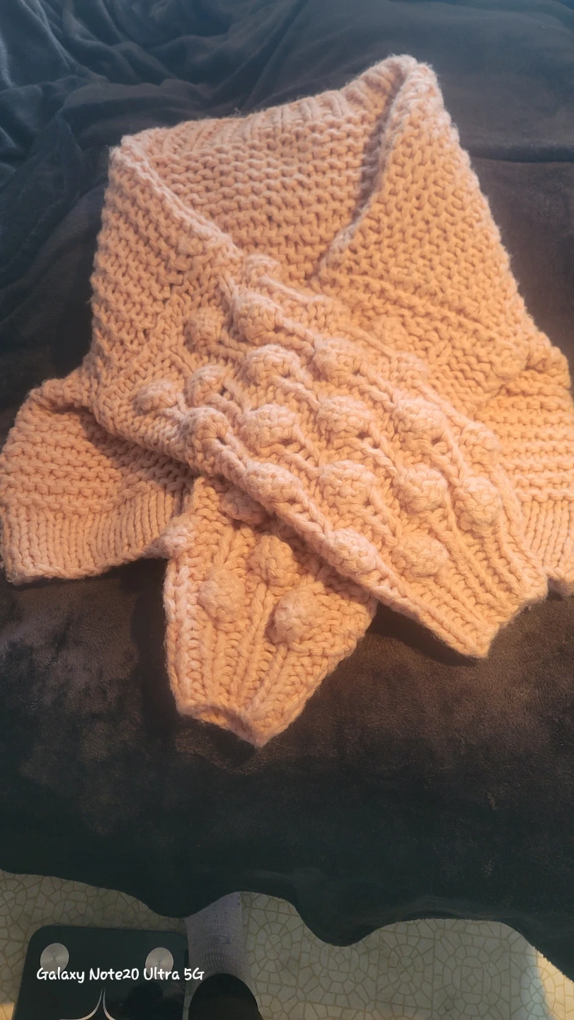 Gabby Isabella Pink Bobble Knit Sweater L/XL - photo 5