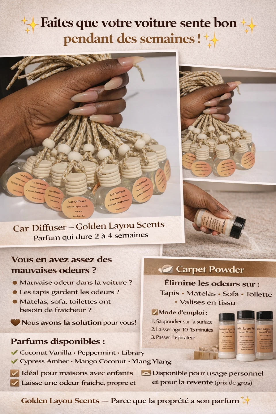 Golden Layou Scents Car Diffuser - photo 2