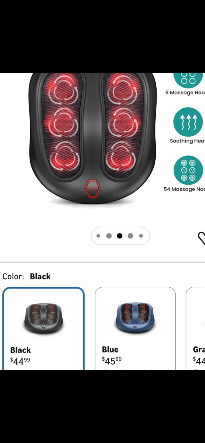 Black Foot Massager, $45 cash & Pick up at jersey city only