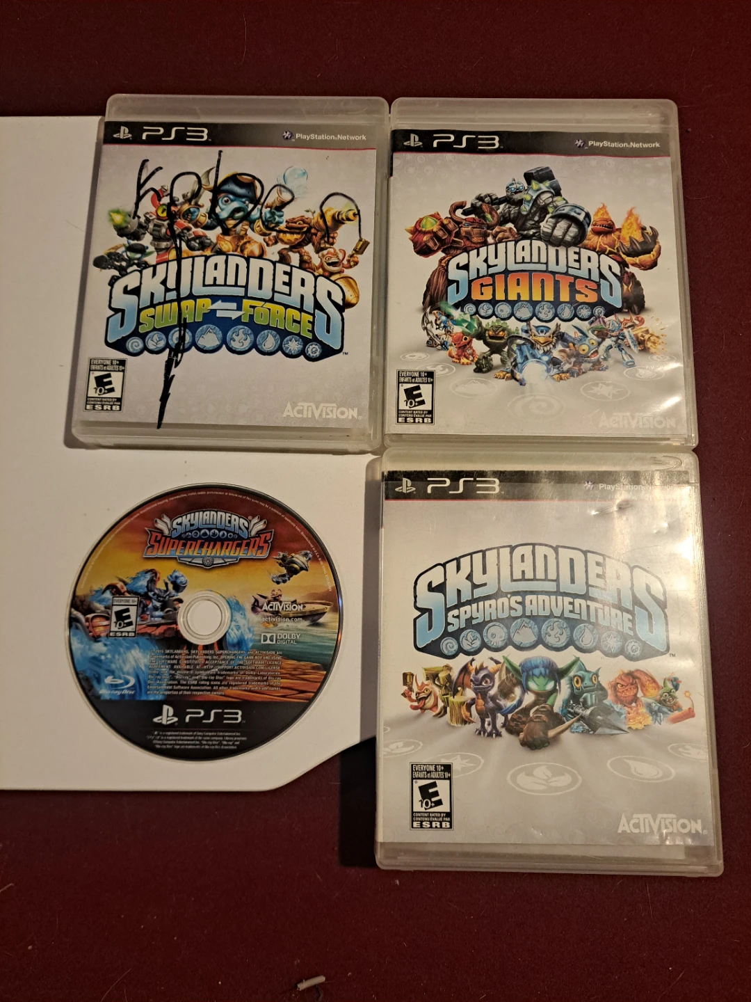 Skylanders Swap Force Giants Spyro's Adventure SuperChargers