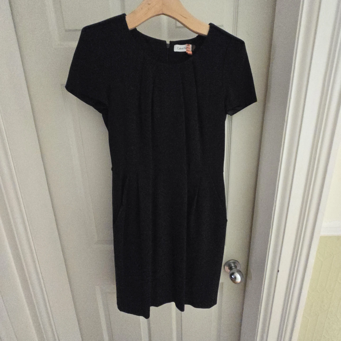 Calvin Klein Black Short Sleeve Dress