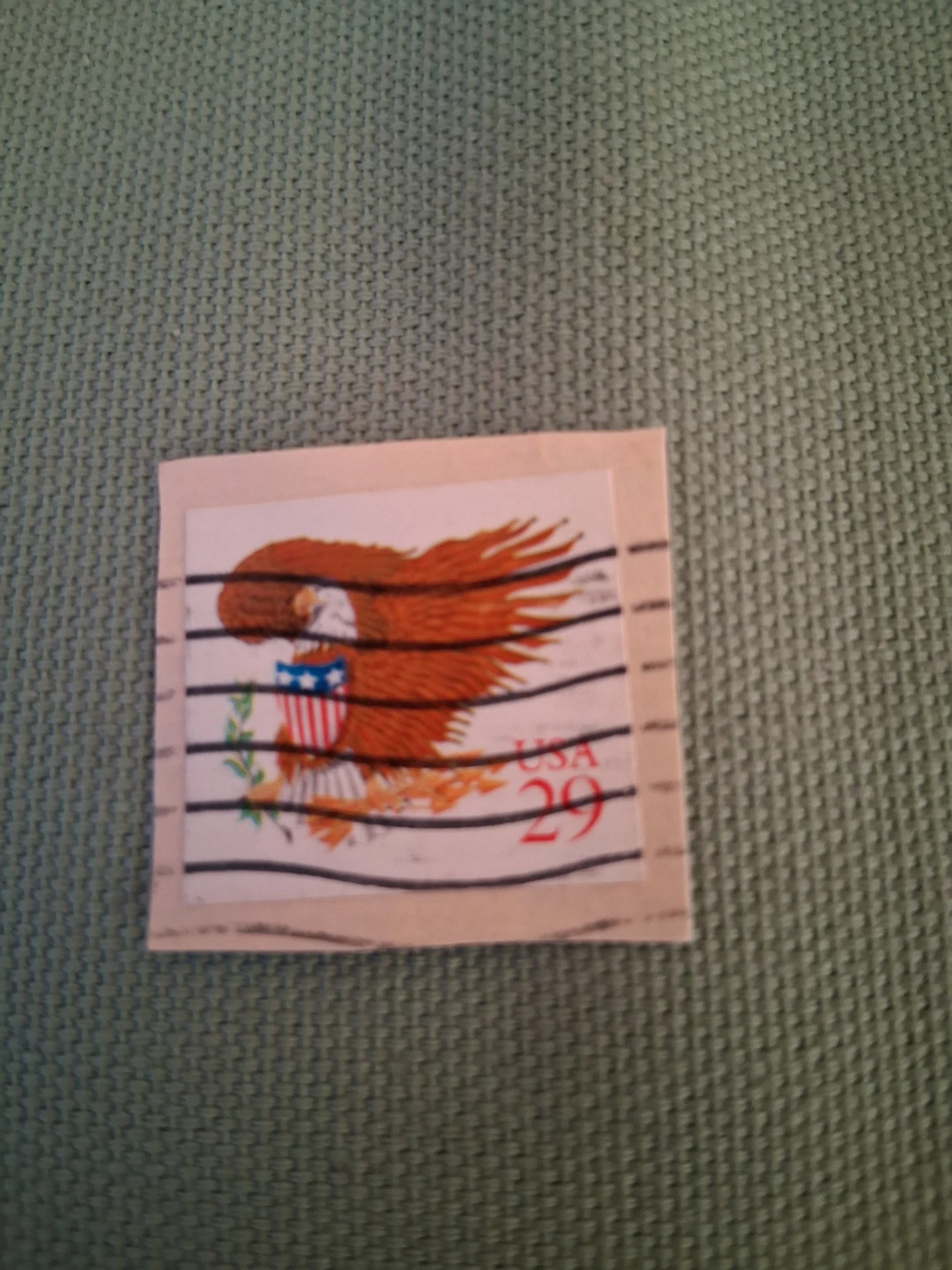 1992 U.S. 29-cent Eagle and Shield stamp