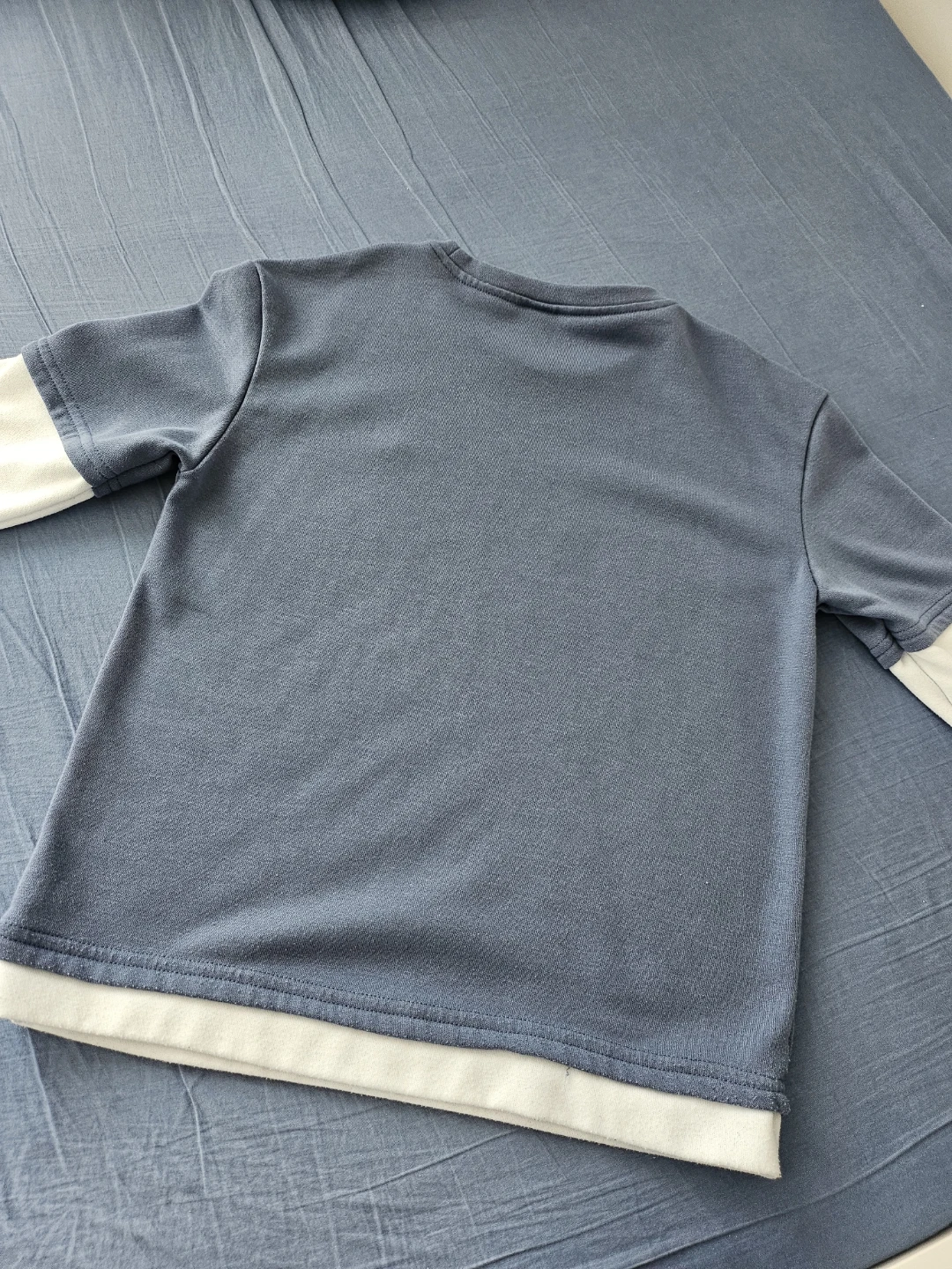 Shein Blue Long-Sleeve Sweatshirt Size 9Y 🏆 - photo 5