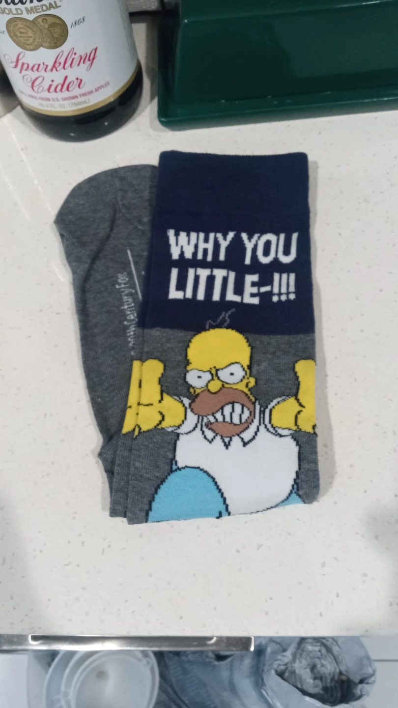 The Simpsons "Why You Little!!!" Socks "❤️"