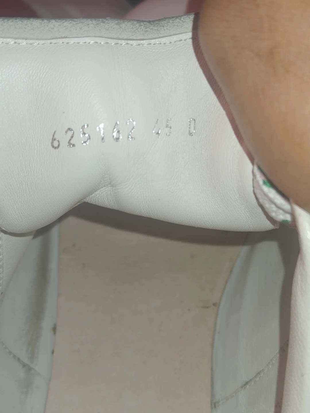Alexander McQueen Oversized Sneakers White Green Crocodile Heel - photo 2