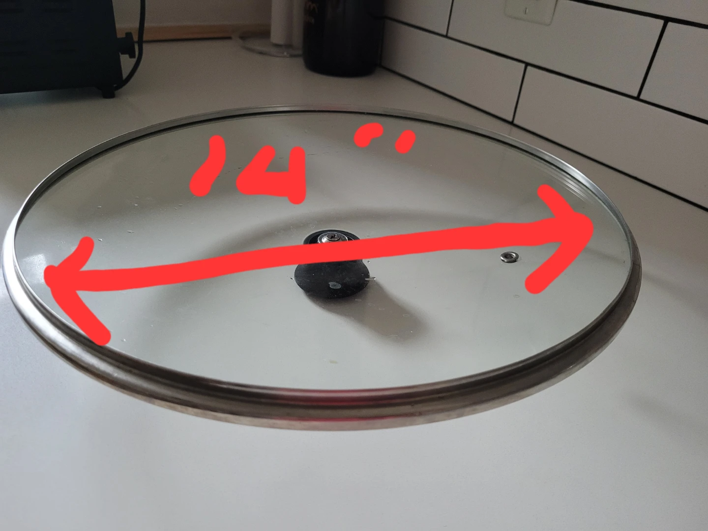 T-fal 14-inch Glass Pot Lid - photo 2
