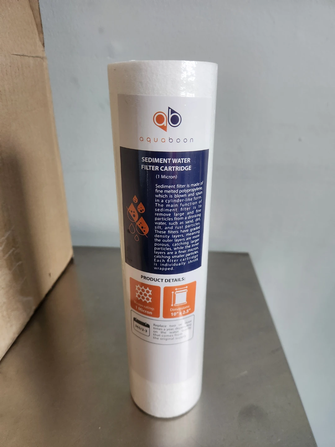 Aquaboon Sediment Water Filter Cartridges (1 Micron) - Qty: 25 - photo 3