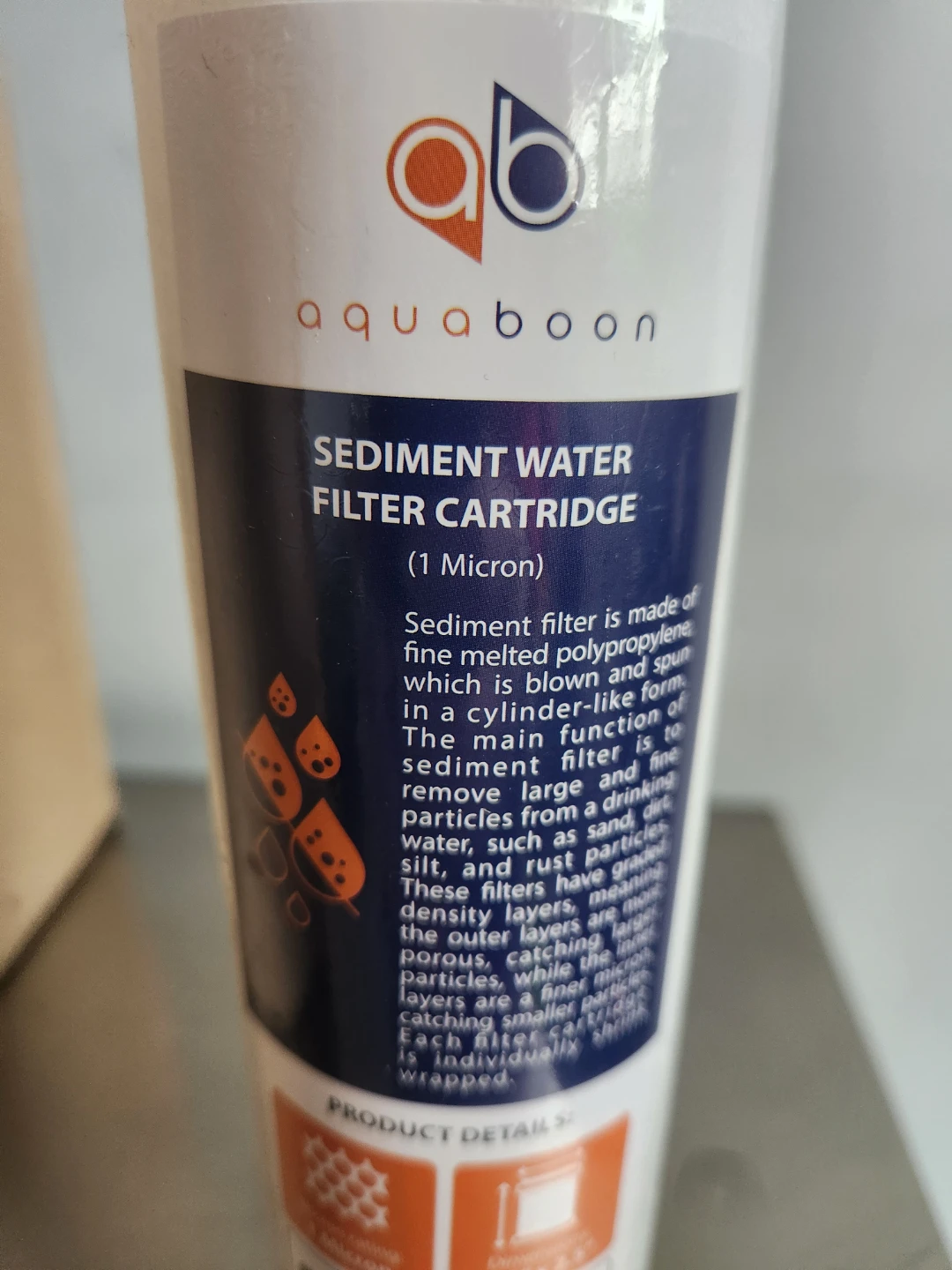 Aquaboon Sediment Water Filter Cartridges (1 Micron) - Qty: 25 - photo 4