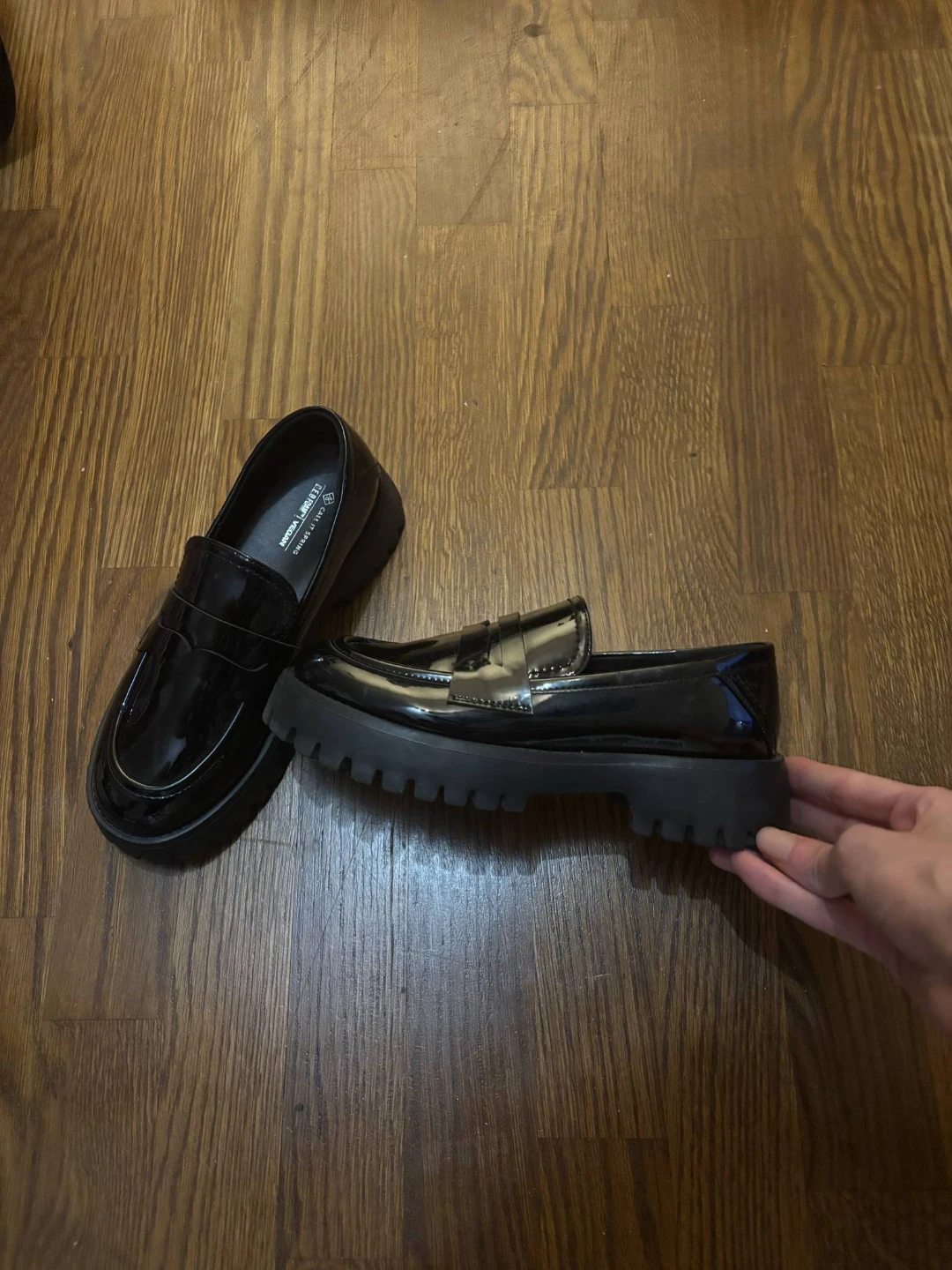Black Patent Loafers